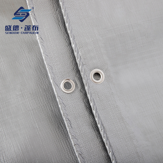 Housse de protection polyvalente, bâche en poly marron argenté, Durable, résistante à l'eau, résistante aux intempéries