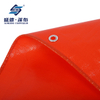 Bâche Orange à usage moyen, grande couverture de bâches d'extérieur en poly, imperméable et polyvalente