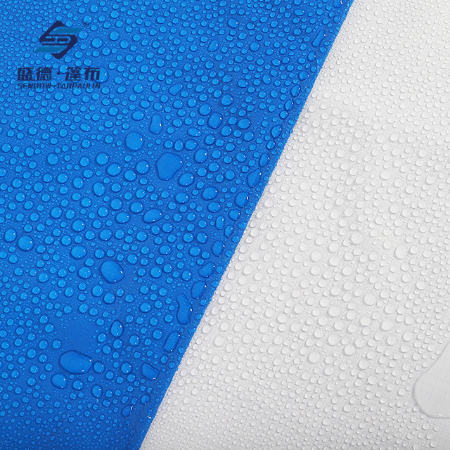 Bâche résistante de PE de bonne qualité 50gsm-300gsm bleu/blanc pour la couverture