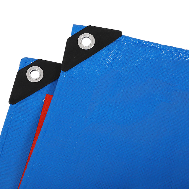 B&acirc;che PE bleu/orange