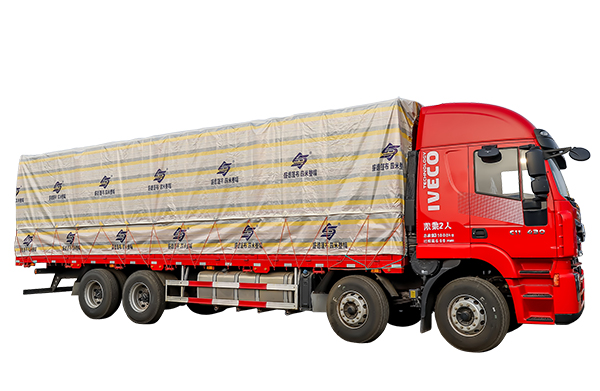 Affichage de la couverture du camion