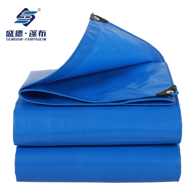 Bâche imperméable de tissu de bâche de feuille en gros d'usine de bâche de PE