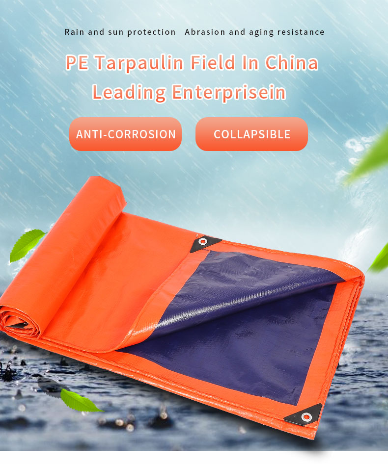 Utilisation et stockage de PE Tarpaulin